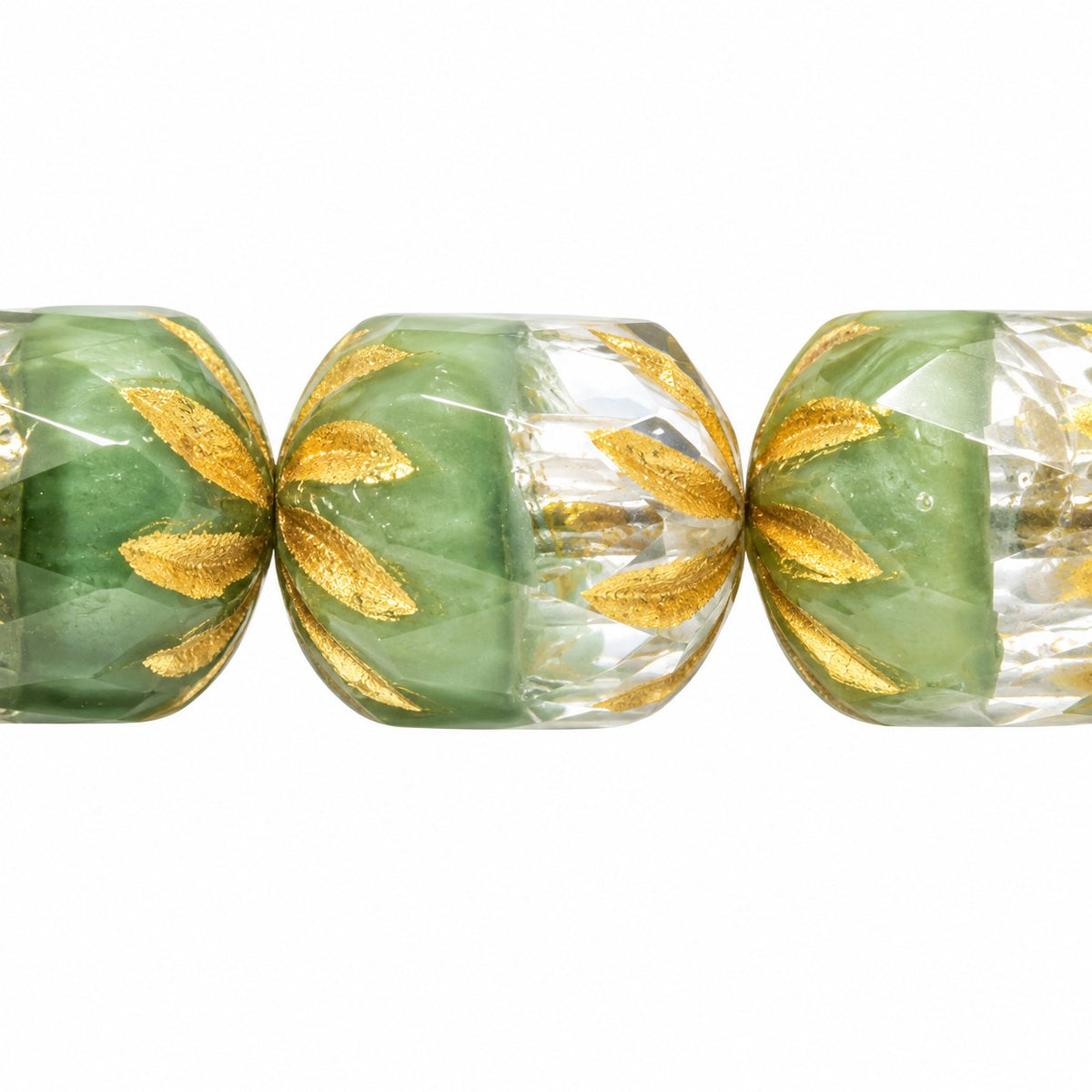 Fire Polished Faceted Cathedral Beads, X1107 55303 (x1107-55303), Glass, Czech Republic