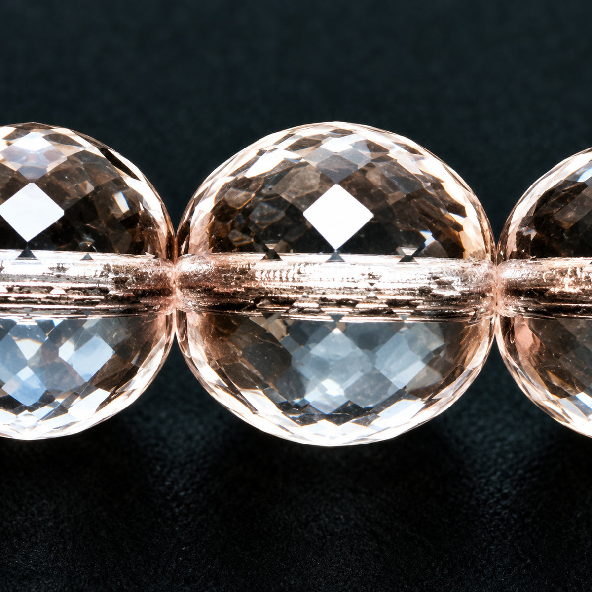Faceted Round Fire Polish Beads - Small Cut, Crystal (00030), Glass, Czech Republic