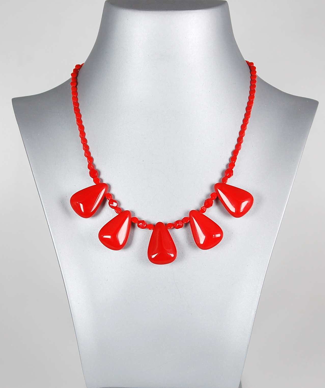 3 pcs Jewelry piece with Czech Glass Beads (OUTLET Vintage)