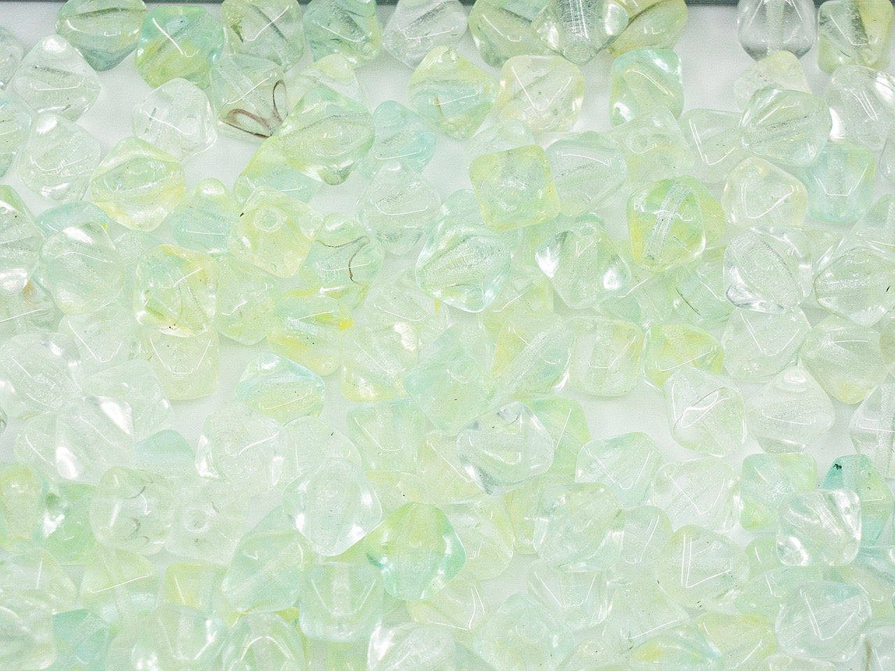 OUTLET Bicone Lucern Pressed Beads,  mm, Glass, Czech Republic