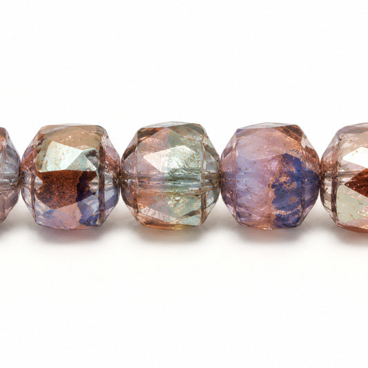 Cathedral Faceted Fire Polished Beads Special Cut, X3198 22501 (x3198-22501), Glass, Czech Republic