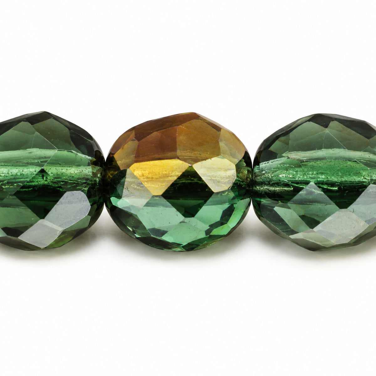 Faceted Special Cut Beads, 50300 Crystal Bronze Capri (50300-22601), Glass, Czech Republic