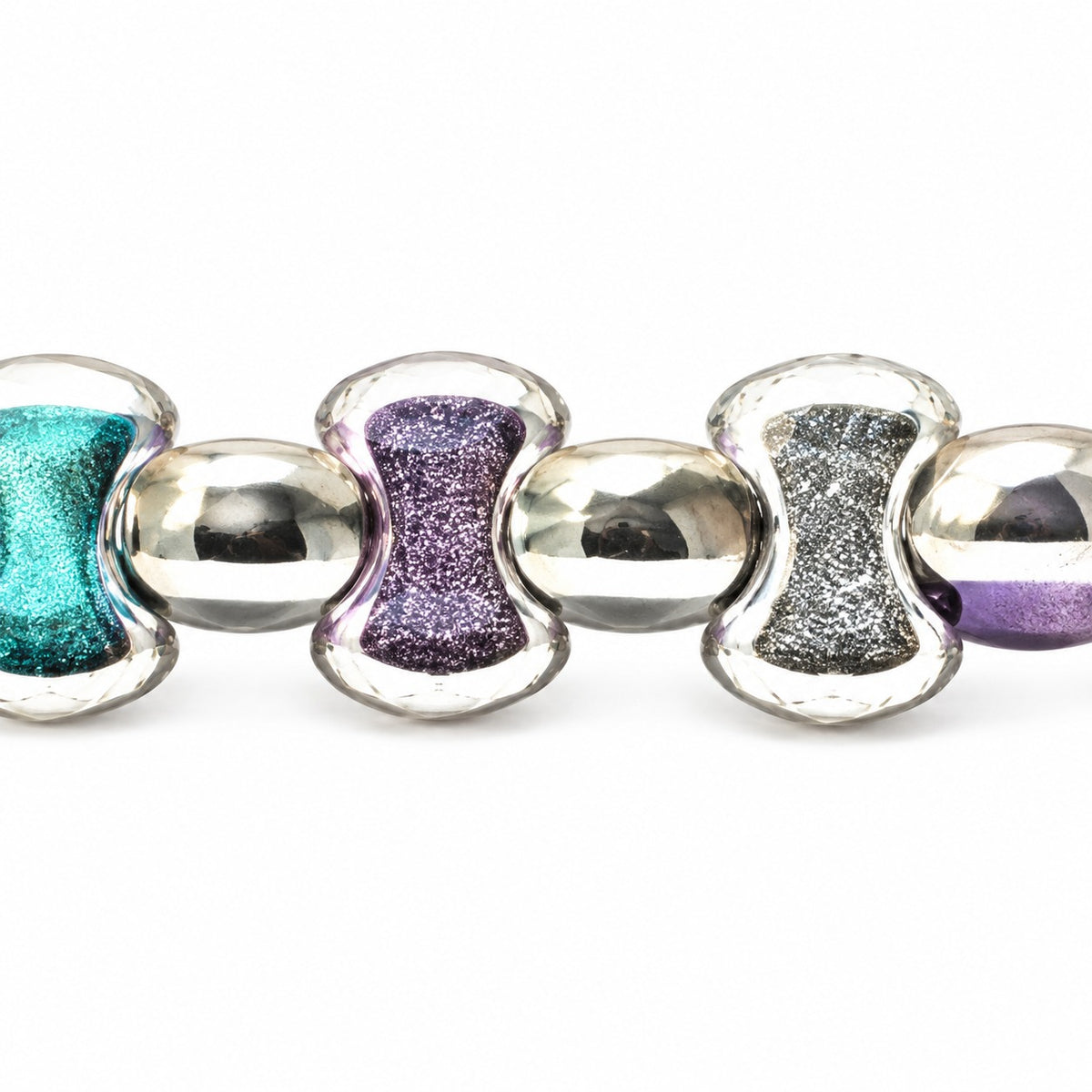 Shaped Pressed Beads, Chalk White 98553 (03000-98553), Glass, Czech Republic