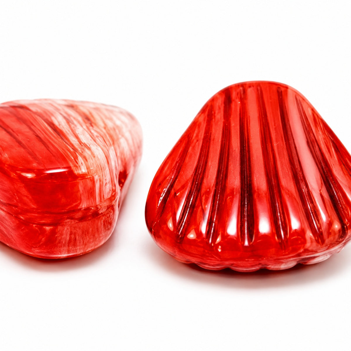 Seashell Beads, X2433 (x2433), Glass, Czech Republic