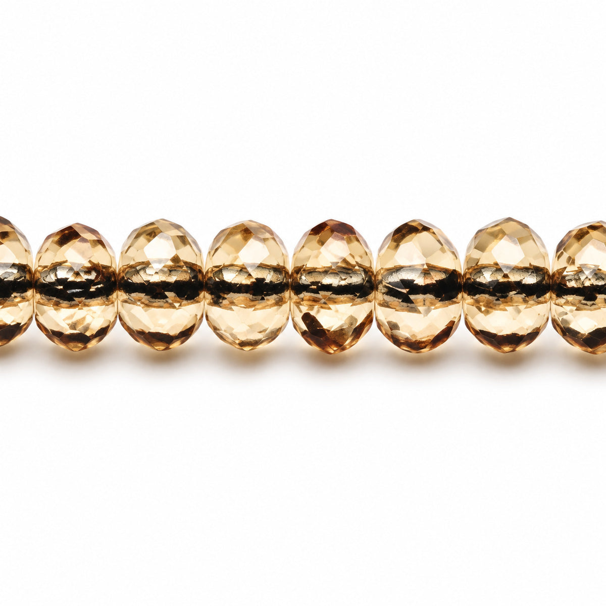 Special Cut Faceted Fire Polished Beads, Transparent Brown (10200), Glass, Czech Republic