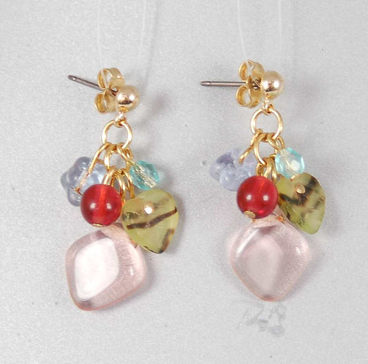 3 pcs Jewelry piece with Czech Glass Beads (OUTLET Vintage)