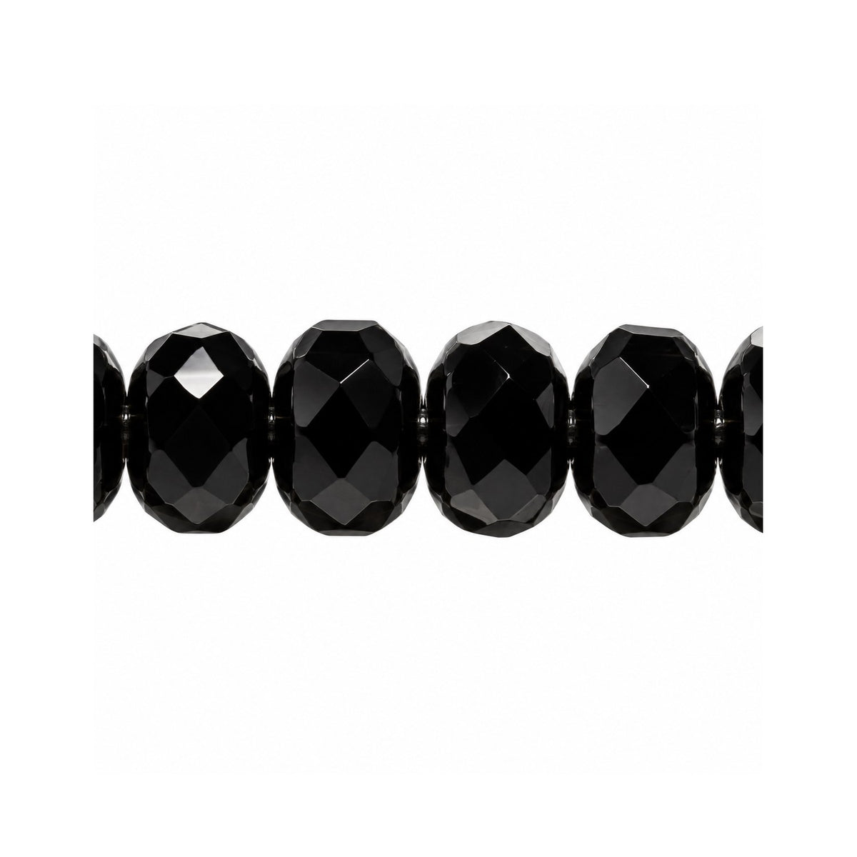 Special Cut Faceted Fire Polished Beads, Black (23980), Glass, Czech Republic