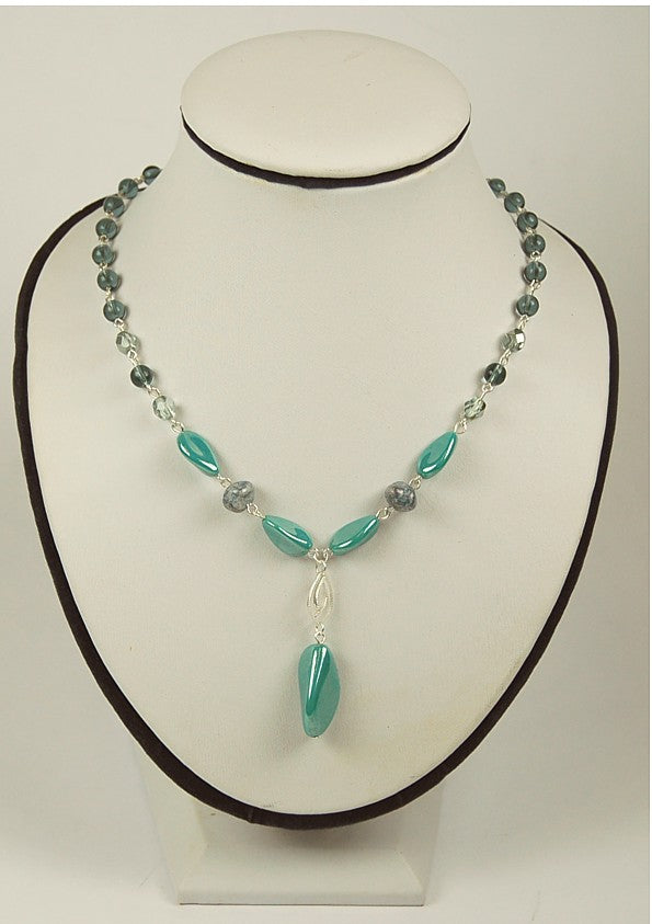 3 pcs Jewelry piece with Czech Glass Beads (OUTLET Vintage)