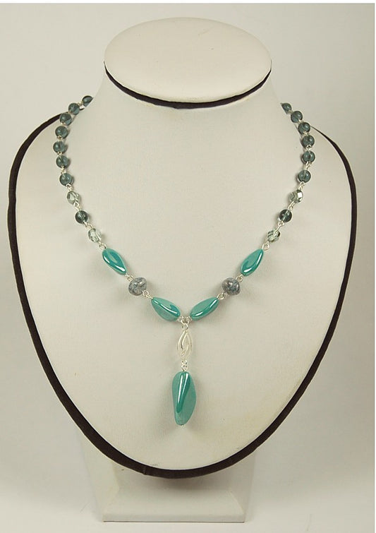 3 pcs Jewelry piece with Czech Glass Beads (OUTLET Vintage)