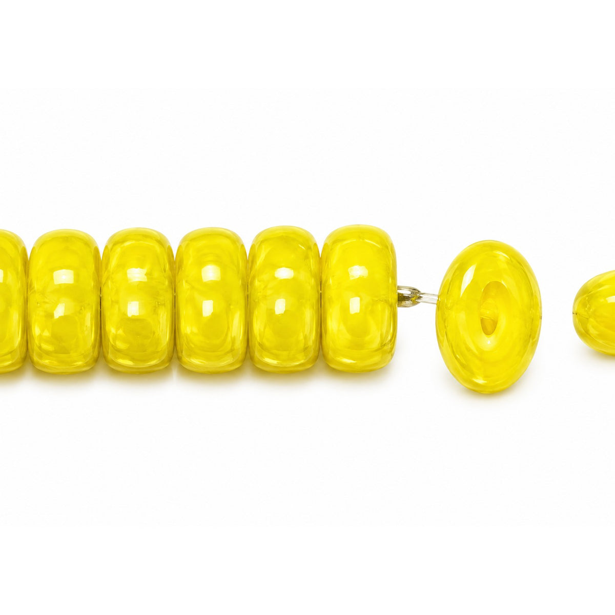 3-Hole Pressed Oval Beads, 84020 (84020), Glass, Czech Republic