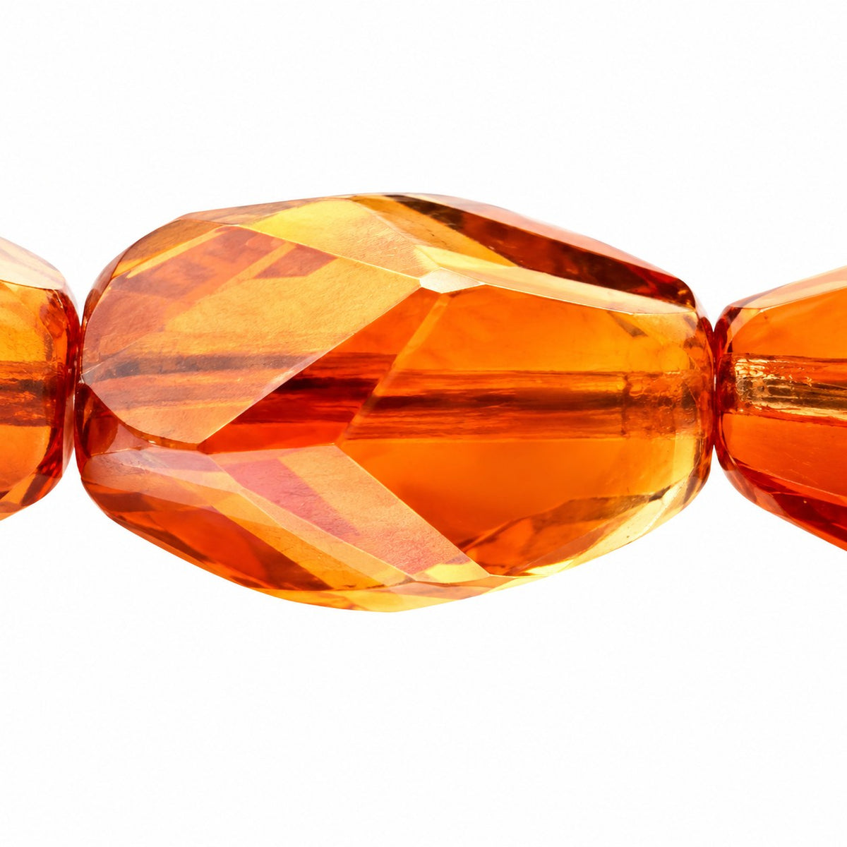 Faceted Special Cut Beads, Transparent Yellow 29131 (80130-29131), Glass, Czech Republic