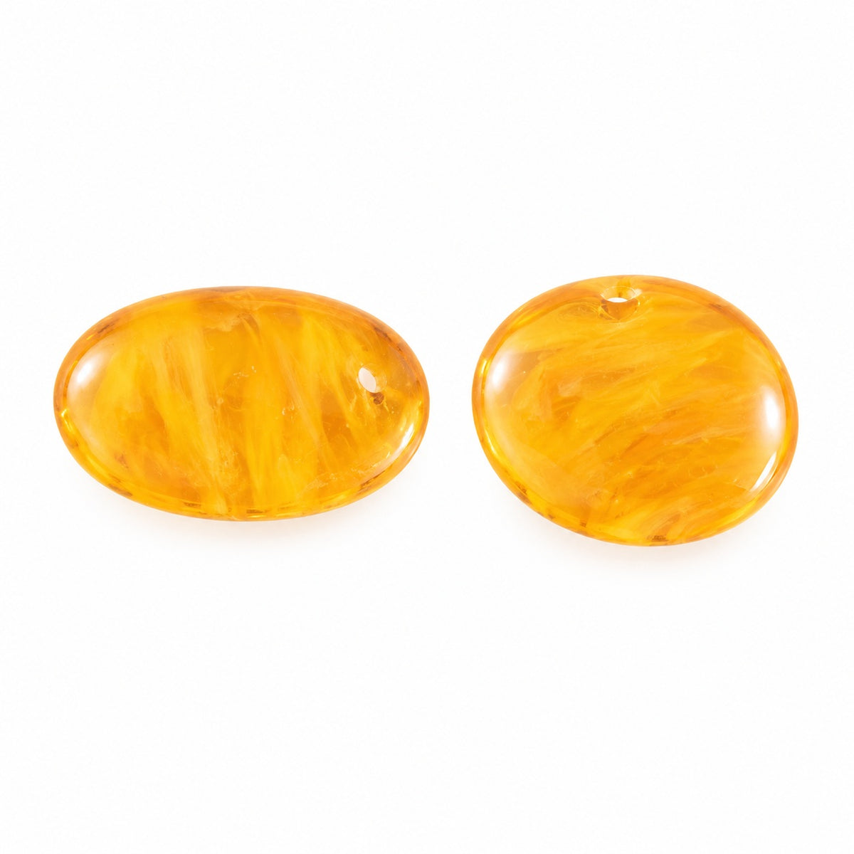 Oval Lentil Beads, X1549 (x1549), Glass, Czech Republic