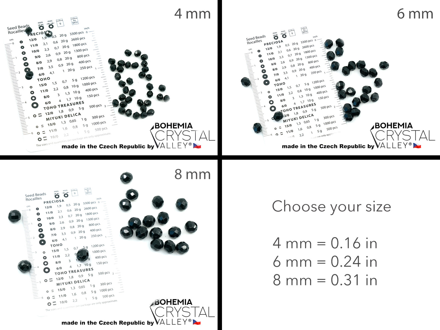 Facted Fire Polish Round Beads Pastel Dark Petrol (25037), Glass, Czech Republic