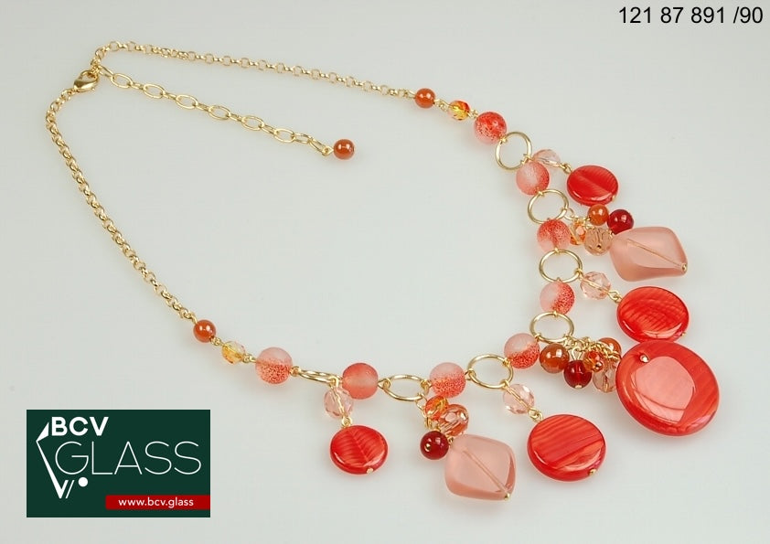 3 pcs Jewelry piece with Czech Glass Beads (OUTLET Vintage)