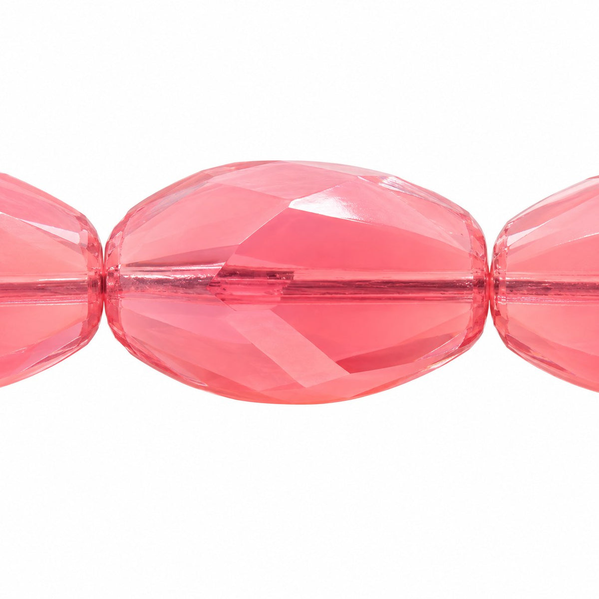 Faceted Special Cut Beads, Opal Pink (71010), Glass, Czech Republic