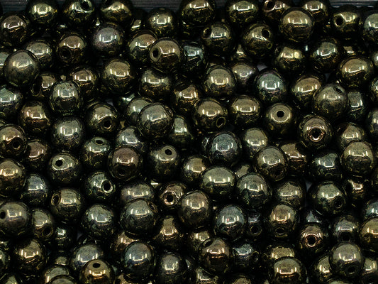 OUTLET Round Beads, 6 mm, Glass, Czech Republic