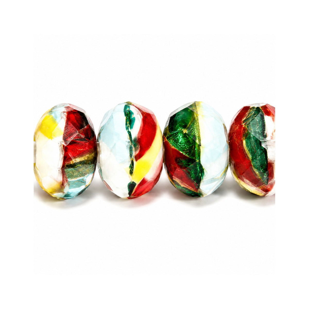 Special Cut Faceted Fire Polished Beads, M0020 (m0020), Glass, Czech Republic