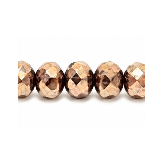 Special Cut Faceted Fire Polished Beads, 6918 Senegal Violet (06918-15695), Glass, Czech Republic