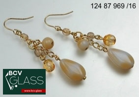 3 pcs Jewelry piece with Czech Glass Beads (OUTLET Vintage)