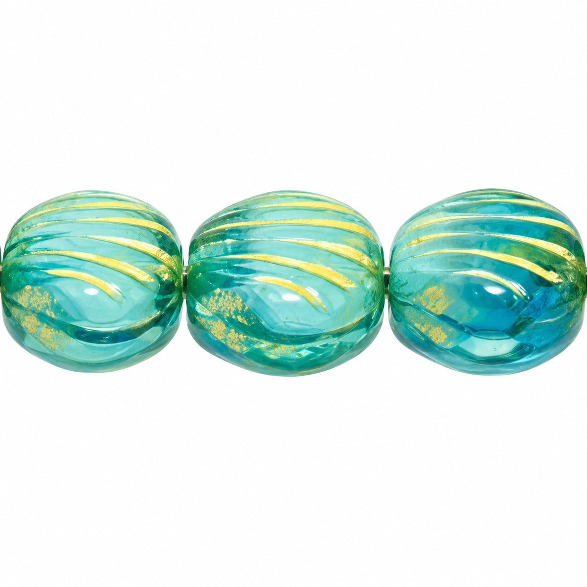 Small Shell Beads, Lg001 54320 (lg001-54320), Glass, Czech Republic