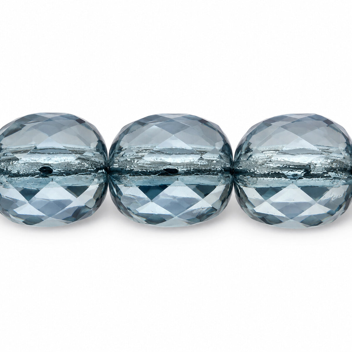 Faceted Special Cut Beads, Crystal Luster Blue Full Coated (00030-14464), Glass, Czech Republic