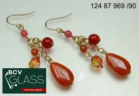 3 pcs Jewelry piece with Czech Glass Beads (OUTLET Vintage)