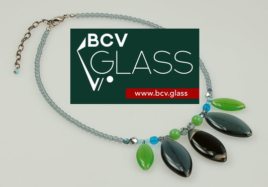 3 pcs Jewelry piece with Czech Glass Beads (OUTLET Vintage)