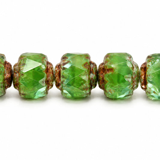Cathedral Faceted Fire Polished Beads, X3214 Stain Strong (x3214-86805), Glass, Czech Republic