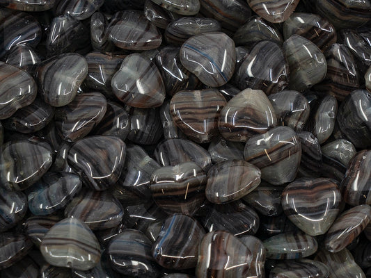 アウトレット ハートビーズ、8mm、ガラス、チェコ共和国