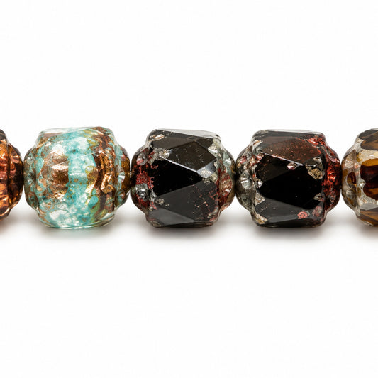 Cathedral Faceted Fire Polished Beads, X3002 Stain Strong (x3002-86805), Glass, Czech Republic