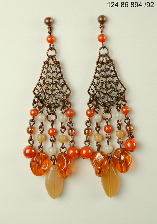 3 pcs Jewelry piece with Czech Glass Beads (OUTLET Vintage)