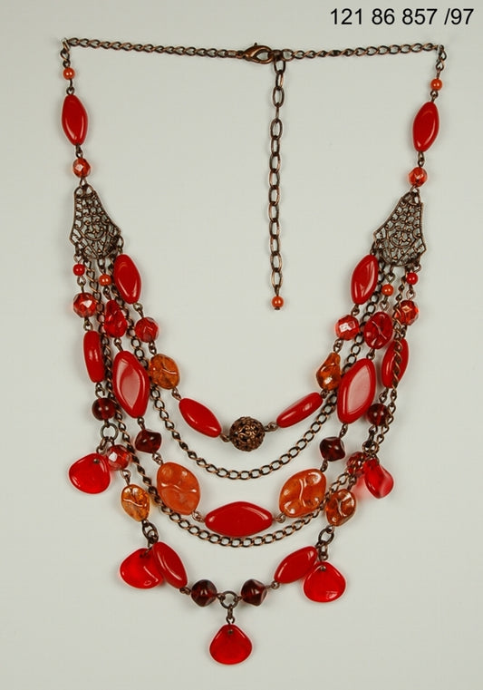 3 pcs Jewelry piece with Czech Glass Beads (OUTLET Vintage)