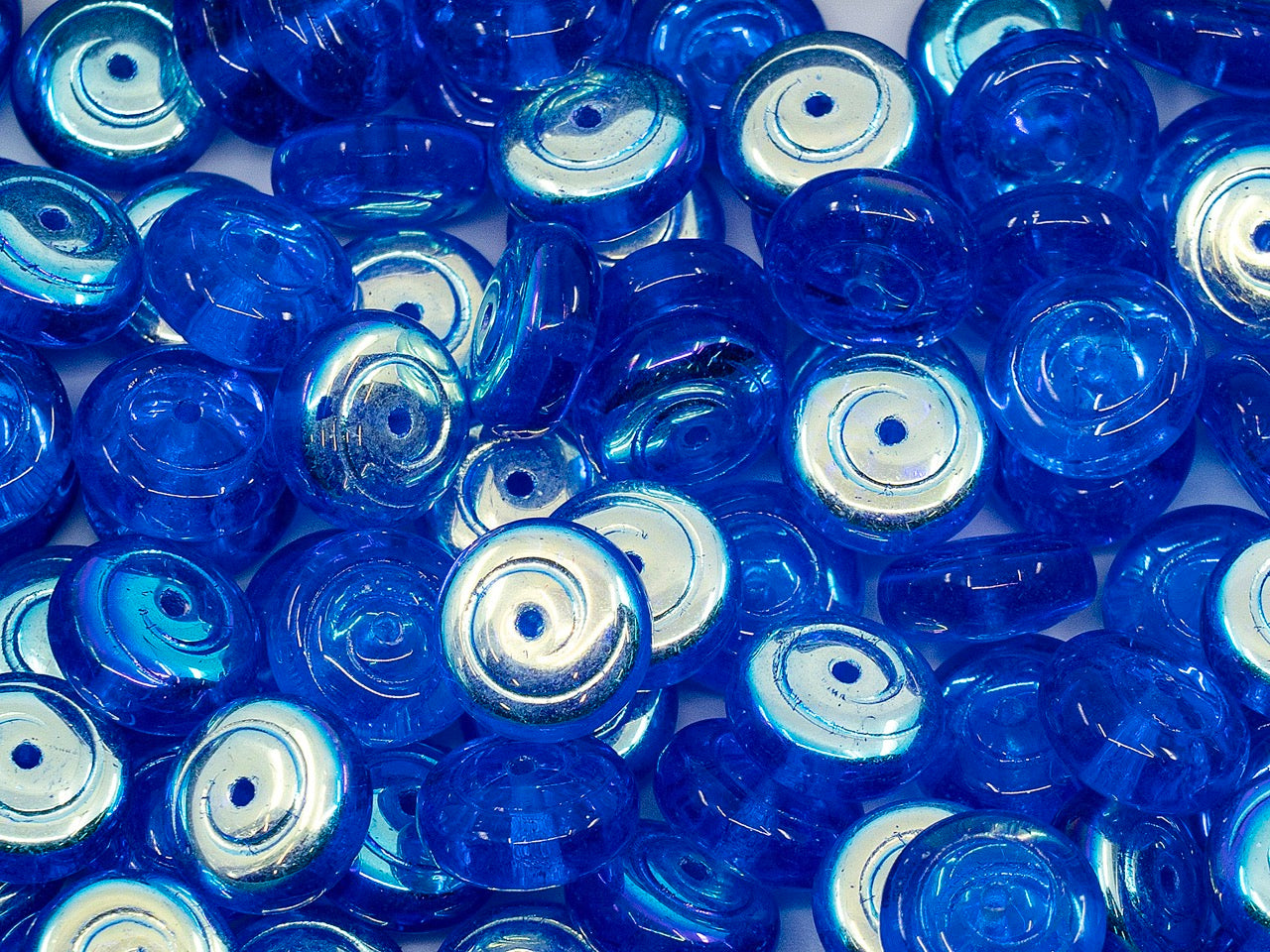 アウトレット カタツムリプレスビーズ、mm、ガラス、チェコ共和国