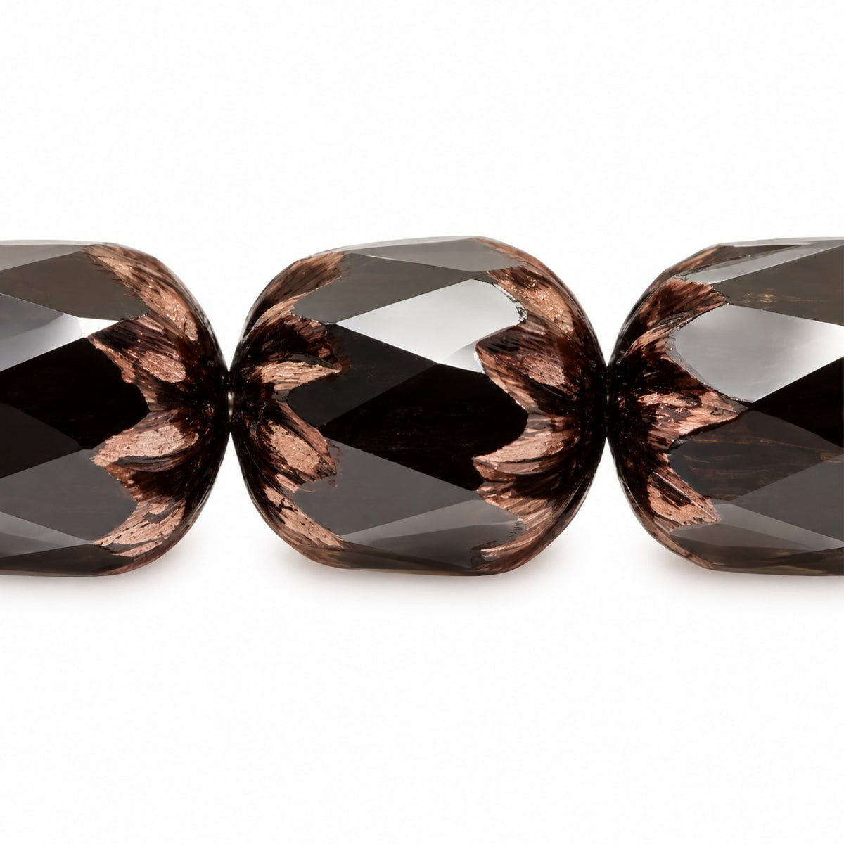 Faceted Fire Polished Beads Special Cut, Black Purple (23980-15726), Glass, Czech Republic