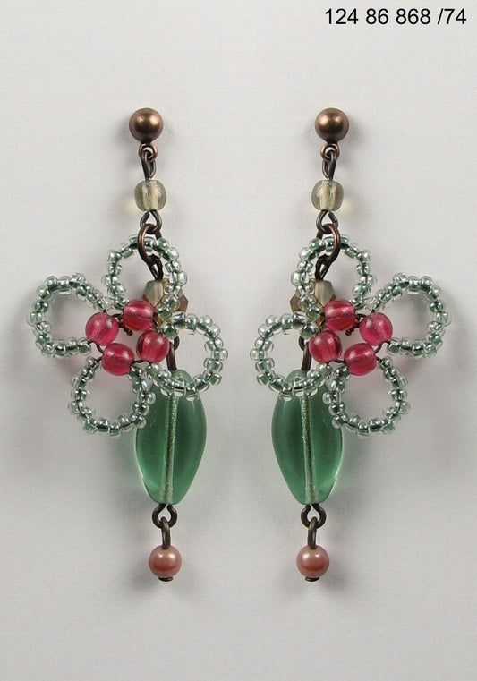 3 pcs Jewelry piece with Czech Glass Beads (OUTLET Vintage)