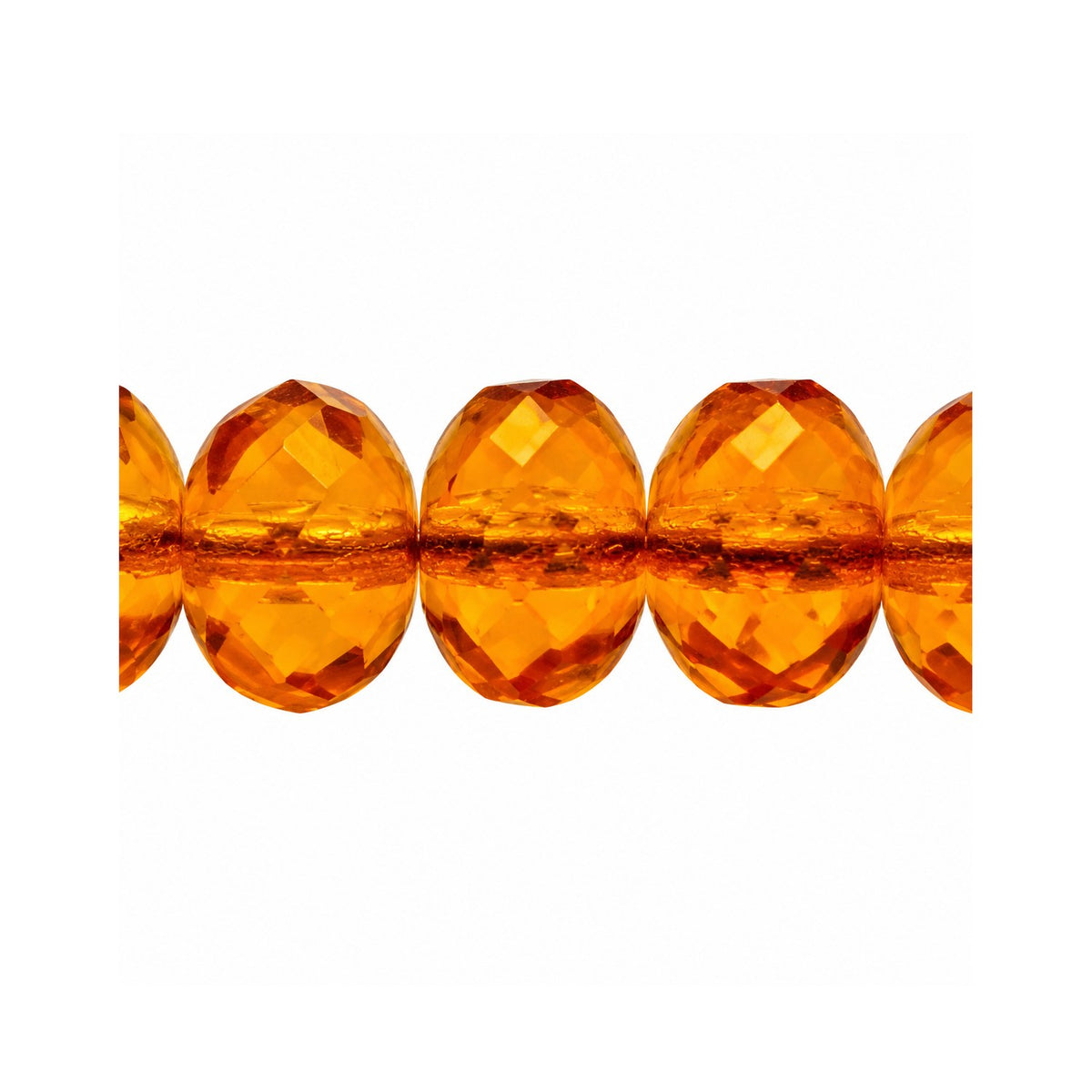 Special Cut Faceted Fire Polished Beads, Transparent Yellow (80030), Glass, Czech Republic