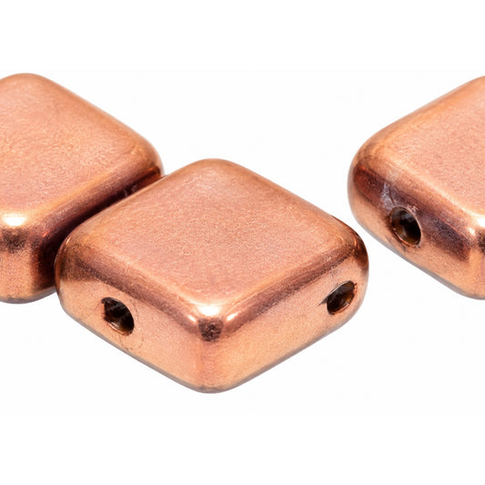 2-Hole Tile Beads, Crystal 27100 (00030-27100), Glass, Czech Republic