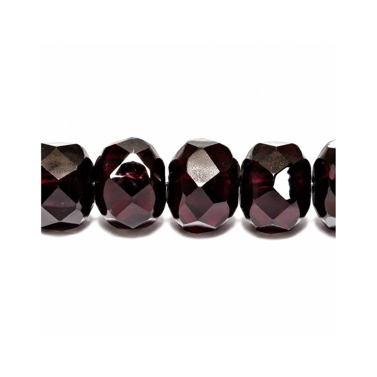Special Cut Faceted Fire Polished Beads, Transparent Amethyst (20080), Glass, Czech Republic
