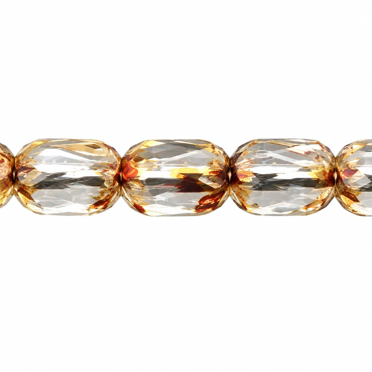 Faceted Fire Polished Beads Special Cut, Crystal Stain Strong (00030-86805), Glass, Czech Republic