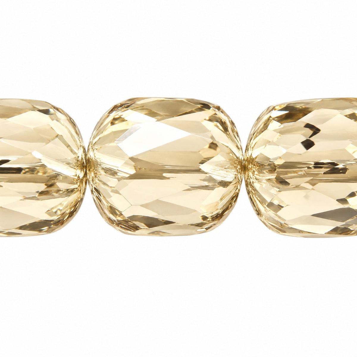 Fire Polished Faceted Cathedral Beads, Gray Beige Lined (40010-54311), Glass, Czech Republic