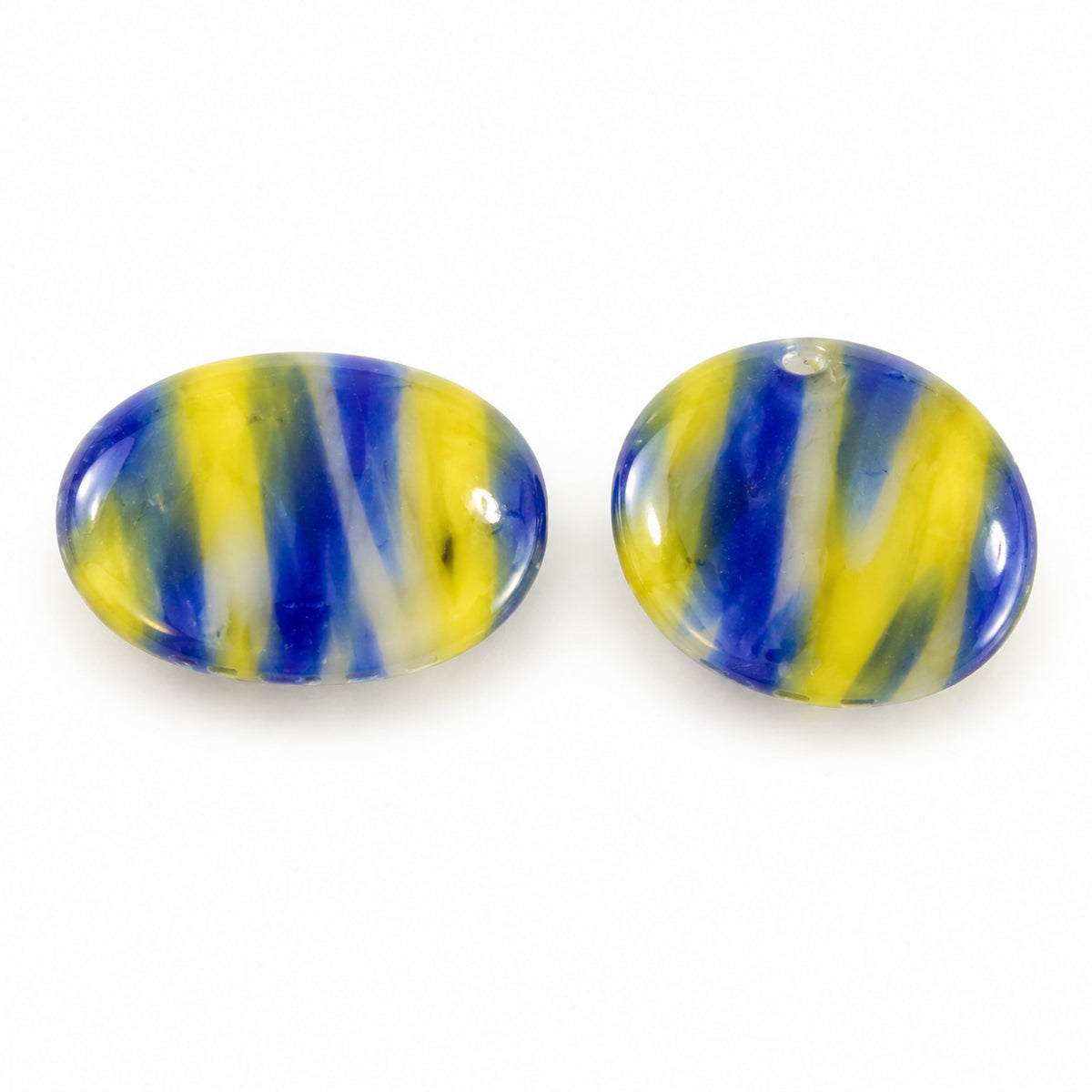 Oval Lentil Beads, X1548 (x1548), Glass, Czech Republic