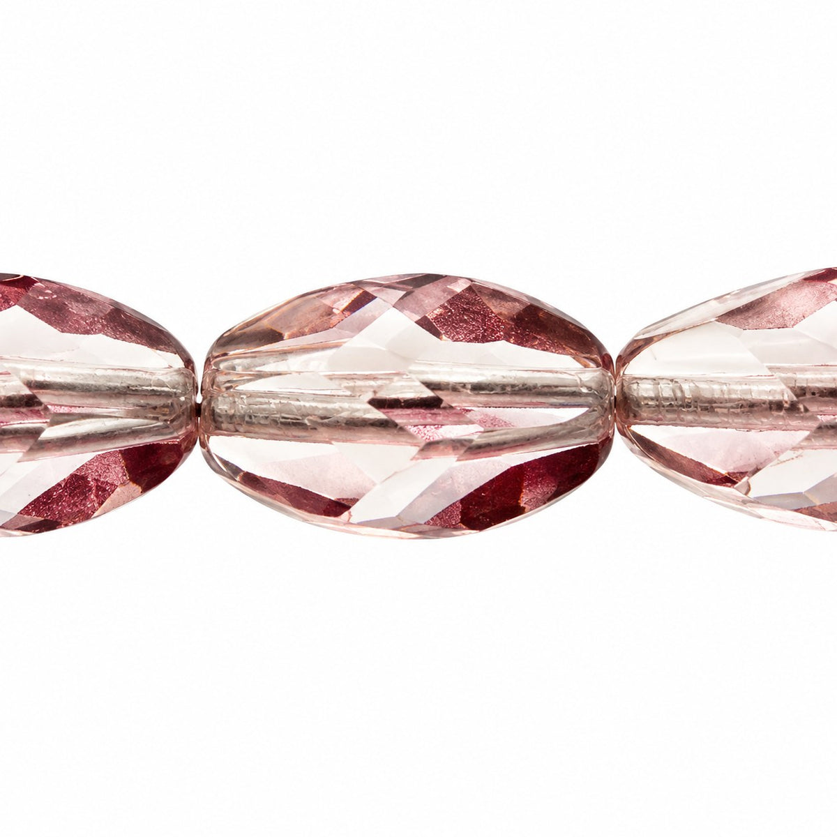 Faceted Special Cut Beads, Transparent Light Amethyst (20020), Glass, Czech Republic