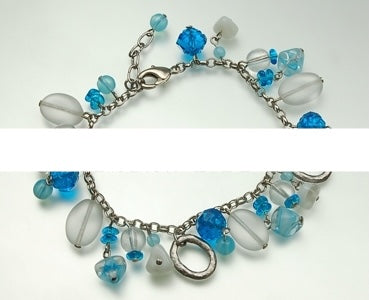 3 pcs Jewelry piece with Czech Glass Beads (OUTLET Vintage)