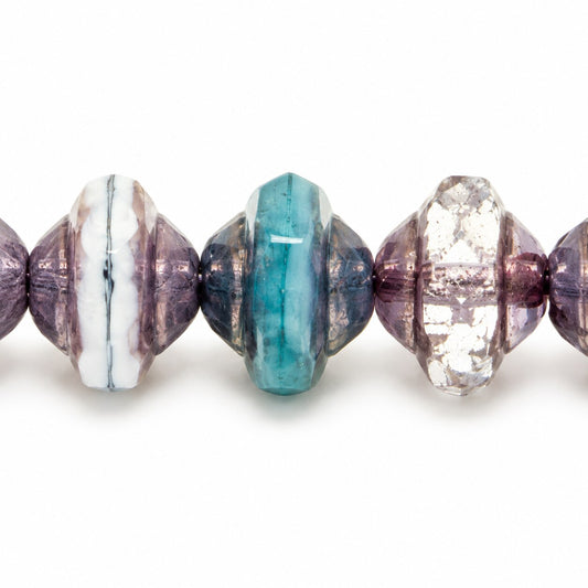 Faceted Special Cut Beads Ufo, X3170 Platin (x3170-13702), Glass, Czech Republic