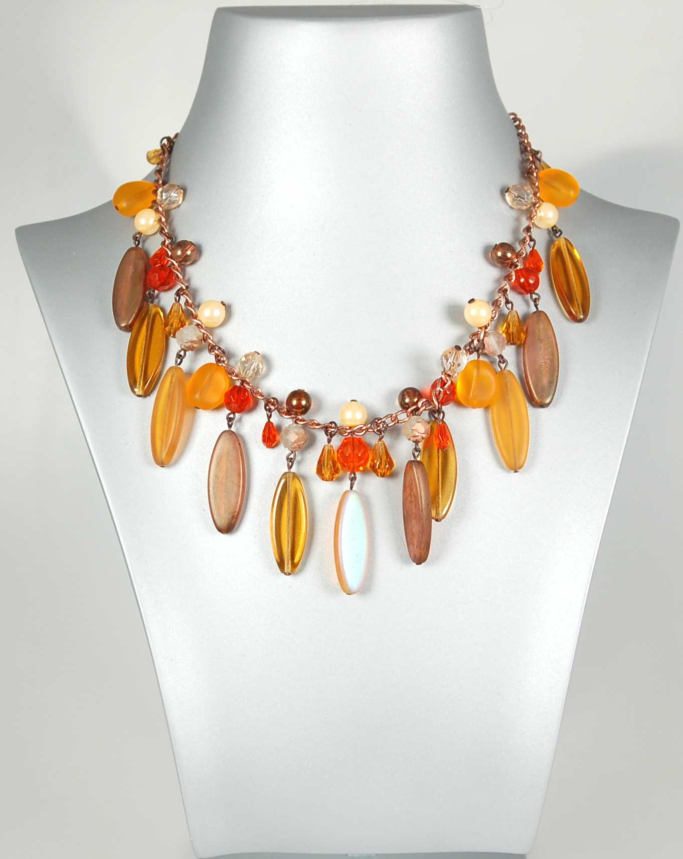 3 pcs Jewelry piece with Czech Glass Beads (OUTLET Vintage)