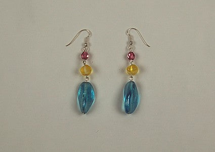 3 pcs Jewelry piece with Czech Glass Beads (OUTLET Vintage)