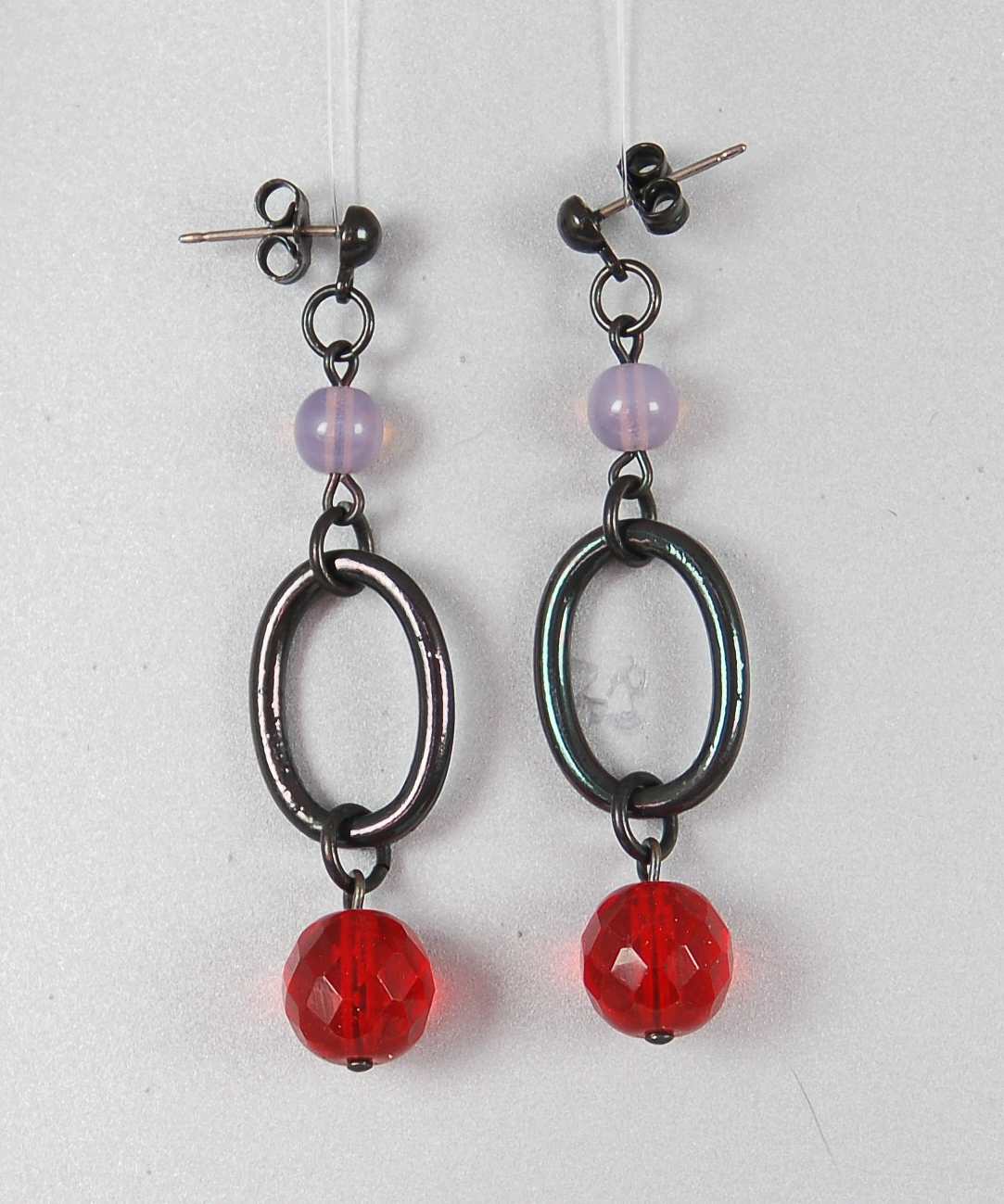 3 pcs Jewelry piece with Czech Glass Beads (OUTLET Vintage)