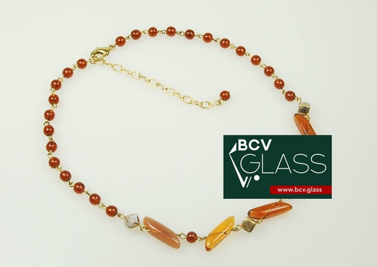 3 pcs Jewelry piece with Czech Glass Beads (OUTLET Vintage)