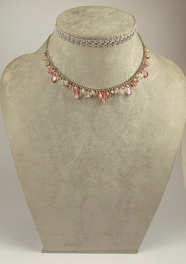 3 pcs Jewelry piece with Czech Glass Beads (OUTLET Vintage)