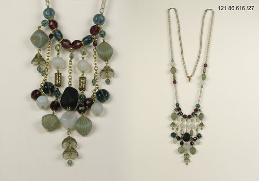 3 pcs Jewelry piece with Czech Glass Beads (OUTLET Vintage)